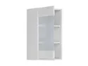 BRW Левый верхний кухонный шкаф Sole 40 см с витриной белый глянец, альпийский белый/глянцевый белый FH_G_40/72_LV-BAL/BIP фото thumb №3