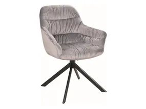 Вращающееся Кресло SIGNAL ASTORIA II Velvet, Bluvel 14 - серый фото