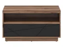 Стол журнальный деревянный BRW FORN 48.5х60х90 см, дуб делано темный/черный матовый LAW1S-DDC/CAM фото thumb №2
