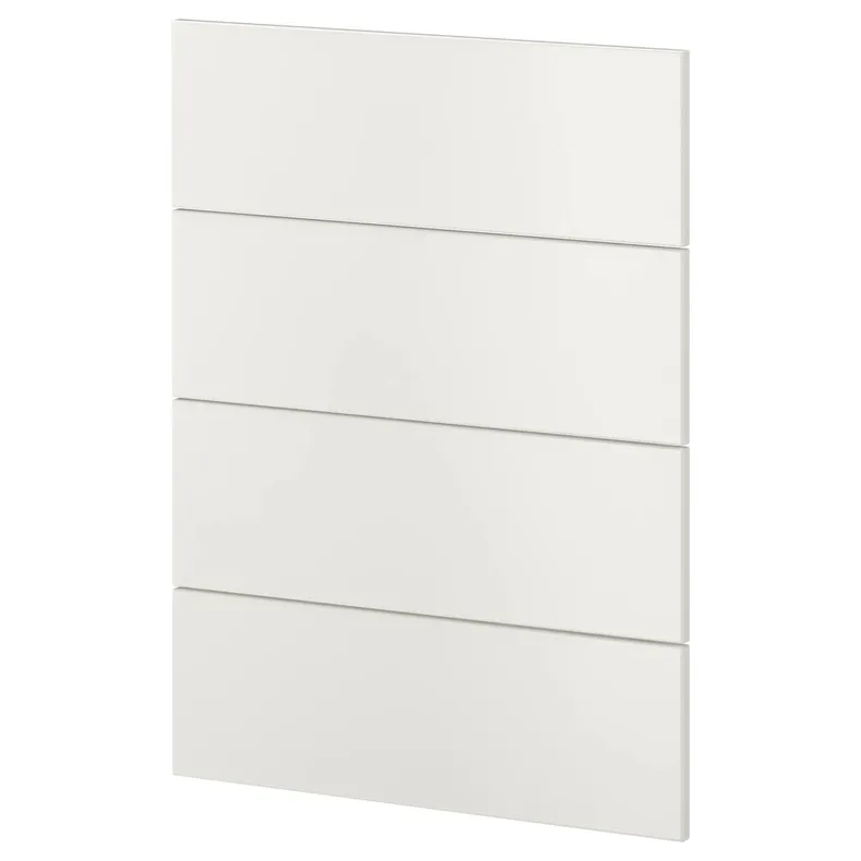 IKEA METOD МЕТОД, 4 фасада для посудомоечной машины, Веддинг белый, 60 см 894.500.18 фото №1