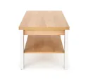 Журнальний стіл HALMAR JENNA 120x60 см, стільниця : натуральний гікорі, ніжки : білі фото thumb №3