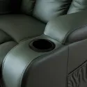 Масажне крісло MEBEL ELITE BOX, екошкіра: зелений фото thumb №8