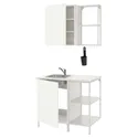 IKEA ENHET ЕНХЕТ, кухня, білий, 103x63.5x222 см 993.368.95 фото thumb №1