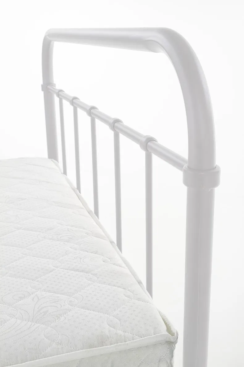 Ліжко односпальне HALMAR LINDA 120x200 см біле фото №4