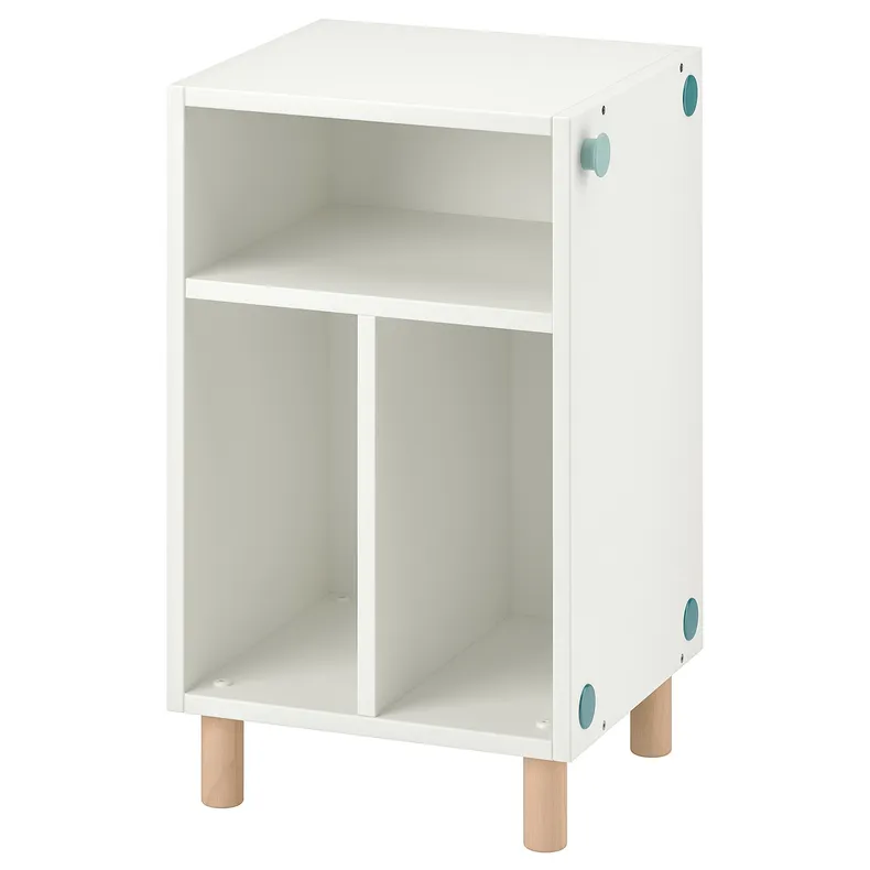 IKEA SMUSSLA СМУССЛА, приліжковий столик/стелаж, білий 904.694.89 фото №1