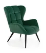 Мягкое кресло HALMAR TYRION, темно-зеленый фото