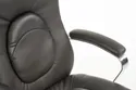 Кресло компьютерное офисное вращающееся HALMAR QUAD черный, экокожа перфорированная фото thumb №7