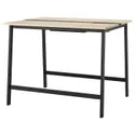 IKEA MITTZON МІТТЗОН, стіл для конференцій, okl береза/чорний, 140x108x105 см 895.334.48 фото thumb №1