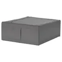 IKEA SKUBB СКУББ, коробка для зберігання, темно-сірий, 44x55x19 см 203.999.99 фото thumb №1