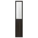 IKEA OXBERG ОКСБЕРГ, панельн / стеклян дверца, темно-коричневая имитация дуб, 40x192 см 404.929.01 фото thumb №1