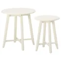IKEA KRAGSTA КРАГСТА, комплект столов, 2 шт, белый 202.998.29 фото thumb №1