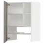 IKEA METOD МЕТОД, навесной шкаф д / вытяжки / полка / дверь, белый / Стенсунд бежевый, 60x80 см 395.044.67 фото