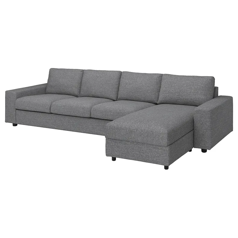 IKEA VIMLE ВИМЛЕ, 4-местный диван с козеткой 894.328.16 фото №1