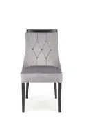 Кухонный стул HALMAR ROYAL черный/серый фото thumb №4
