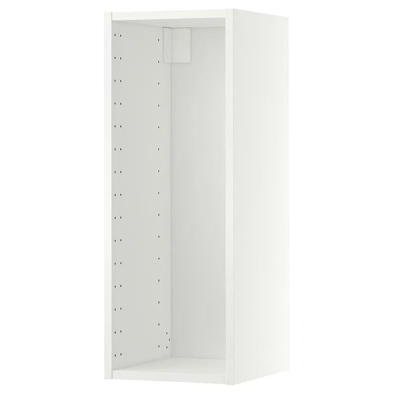 IKEA METOD МЕТОД, каркас шафи навісної, білий, 30x37x80 см 704.172.98 фото №1