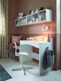 IKEA SMÅGÖRA СМОГЕРА, письмовий стіл, білий, 93x51 см 904.898.83 фото thumb №2