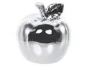 BRW сріблясте керамічне декоративне яблуко 090927 фото thumb №1