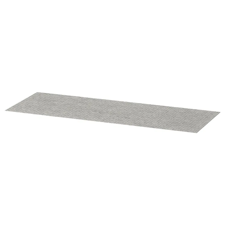 IKEA KOMPLEMENT КОМПЛЕМЕНТ, килимок для шухляди, світло-сірий візерунок, 90x30 см 004.470.29 фото №1