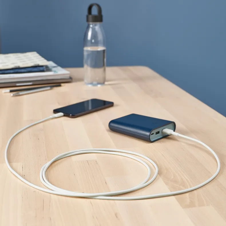 IKEA SITTBRUNN СІТТБРУНН, кабель USB-A–USB-C, білий, 2 m 905.876.85 фото №5