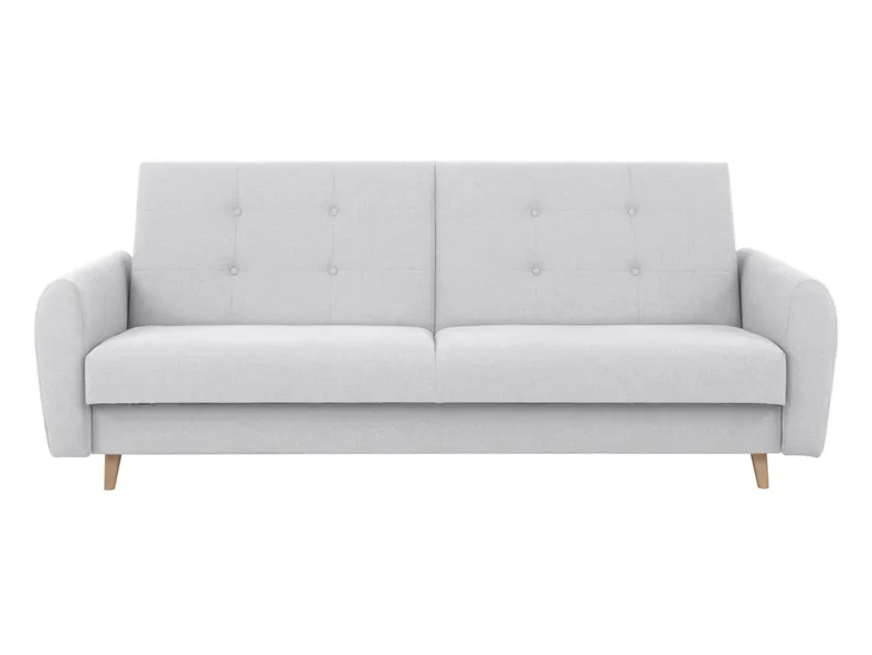 BRW Тримісний розкладний диван Tova з ящиком для зберігання сірий, Кашемір 17 WE-TOVA-3K-G2_BBA411 фото №1