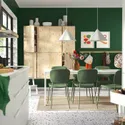 IKEA VIHALS, розкладний стіл, білий, 120/180x74 см 205.897.77 фото thumb №3