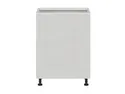 BRW Базовый шкаф для кухни Sole 60 см правый светло-серый глянец, альпийский белый/светло-серый глянец FH_D_60/82_P-BAL/XRAL7047 фото thumb №1