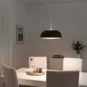 IKEA NYMÅNE НЮМОНЕ, підвісний світильник, антрацит, 40 см 404.071.49 фото thumb №2