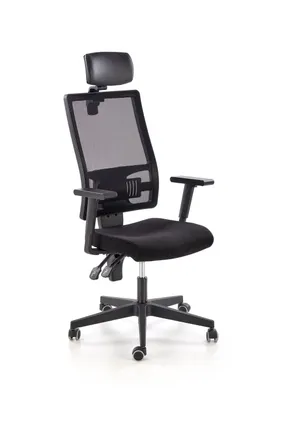 HALMAR Офісне крісло VISTA, чорне (1шт=1шт) фото