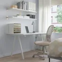 IKEA TROTTEN ТРОТТЕН, письменный стол, белый, 140x80 см 594.295.56 фото thumb №5