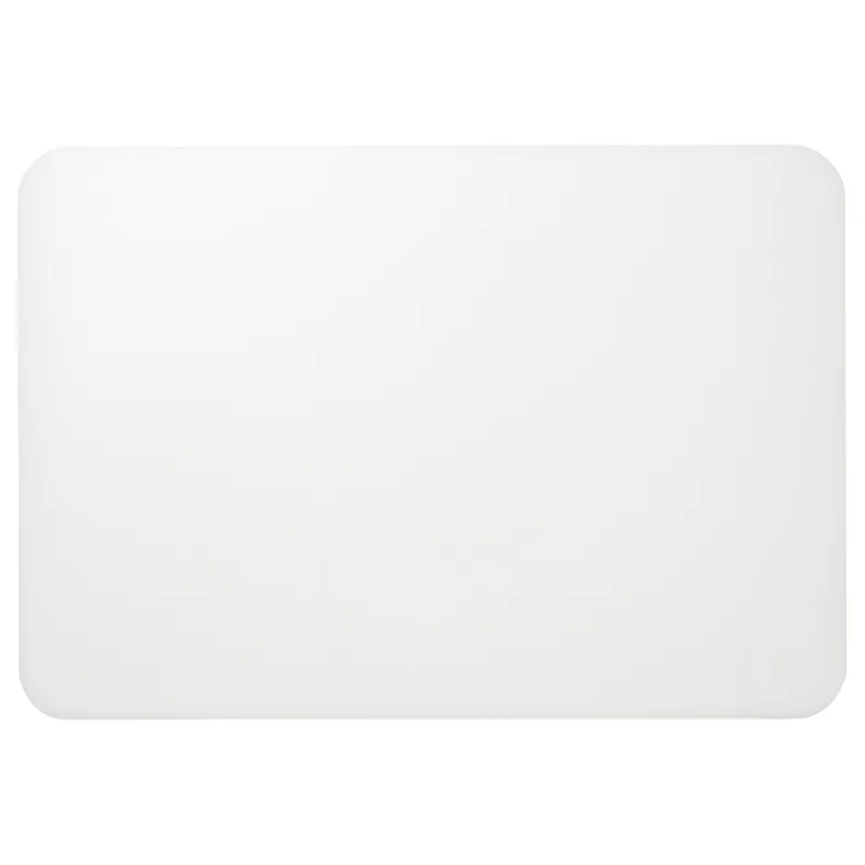 IKEA PLÖJA ПЛЕЯ, підкладка на стіл, білий / прозорий, 65x45 см 105.208.92 фото №1