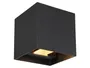 BRW Світлодіодний вуличний настінний світильник Veronika алюмінієвий чорний 092986 фото