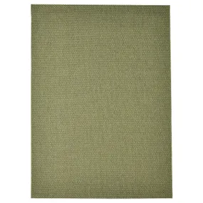IKEA MORUM МОРУМ, килим, пласке плетіння, приміщ / вул, зелений, 160x230 см 505.691.41 фото