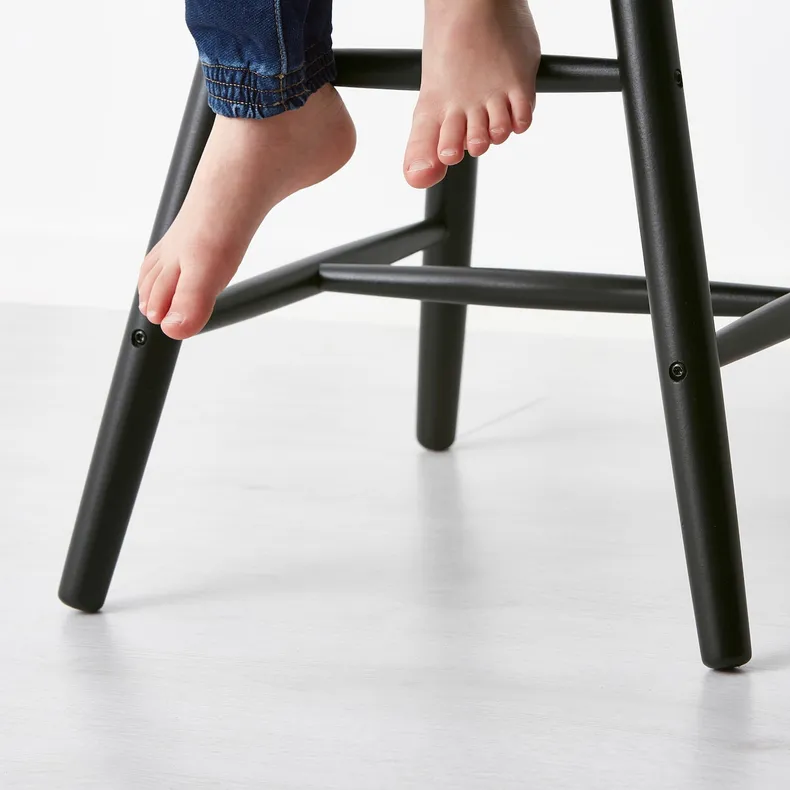 IKEA AGAM АГАМ, стілець дитячий, чорний 702.535.41 фото №4