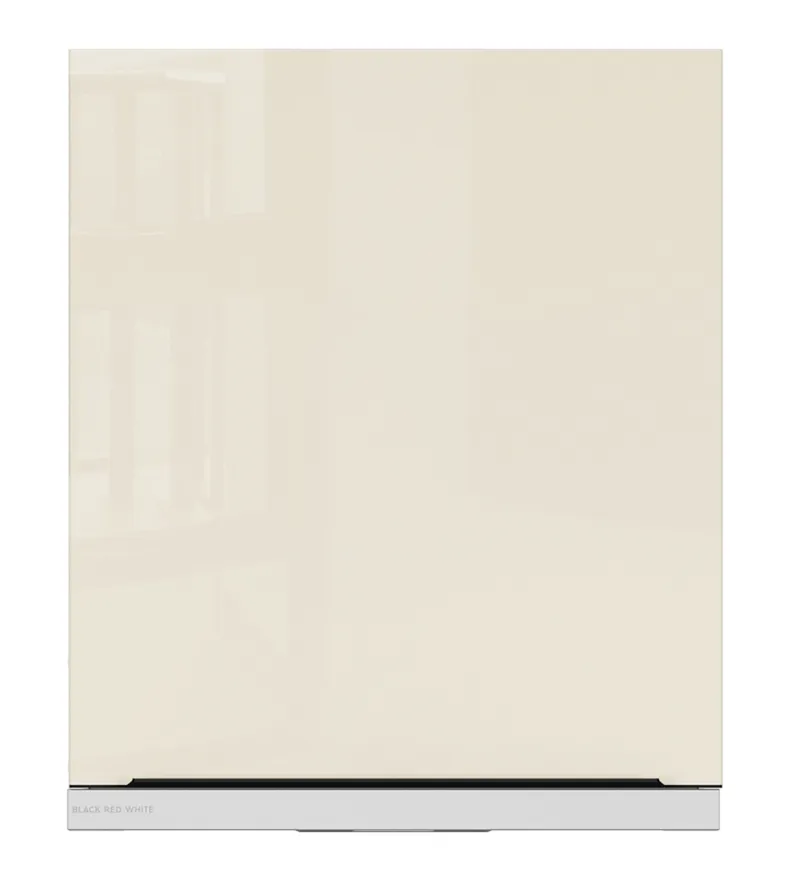 BRW Правосторонний кухонный шкаф Sole L6 60 см с вытяжкой магнолия жемчуг, альпийский белый/жемчуг магнолии FM_GOO_60/68_P_FL_BRW-BAL/MAPE/IX фото №1