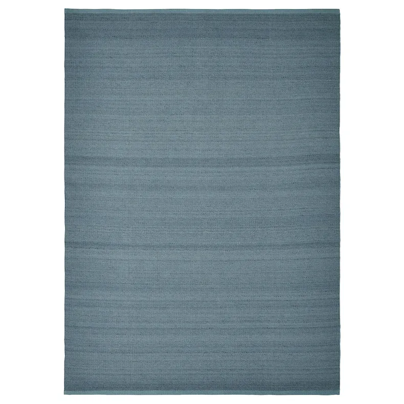 IKEA TIDTABELL ТІДТАБЕЛЛ, килим, пласке плетіння, сіро-блакитний, 170x240 см 405.618.62 фото №1
