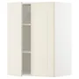 IKEA METOD МЕТОД, навісна шафа з полицями / 2 дверцят, білий / БУДБІН кремово-білий, 60x80 см 894.576.23 фото