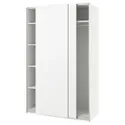 IKEA PAX ПАКС / HASVIK ХАСВИК, гардероб, белый / белый, 150x66x236 см 394.297.55 фото thumb №1