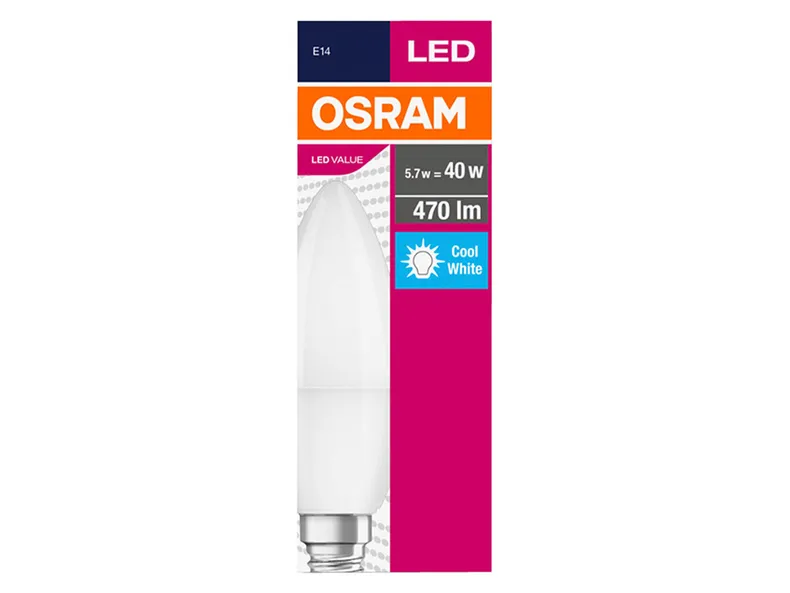 BRW Osram, Світлодіодна лампа E14 7W 076038 фото №2