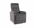 Крісло розкладне SIGNAL OTUS Brego, тканина: сірий фото thumb №2