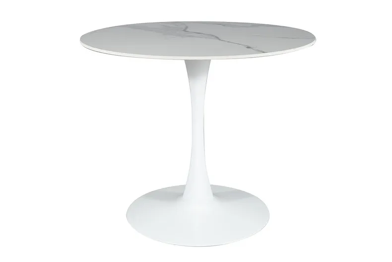 Обеденный Столик SIGNAL ESPERO, белый, 90x90 фото №4