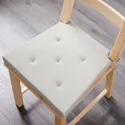 IKEA JUSTINA ЮСТИНА, подушка на стул, неокрашенный, 42 / 35x40x4 см 901.750.00 фото thumb №3