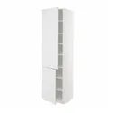 IKEA METOD МЕТОД, высокий шкаф с полками / 2 дверцы, белый / Стенсунд белый, 60x60x220 см 394.696.66 фото thumb №1