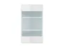 Кухонна шафа BRW Top Line 40 см права з дисплеєм білий глянець, альпійський білий/глянцевий білий TV_G_40/72_PV-BAL/BIP фото