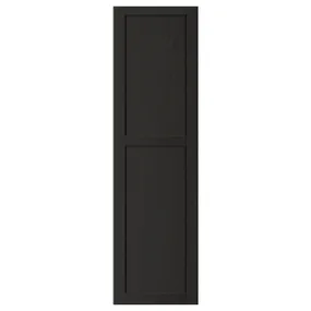 IKEA LERHYTTAN ЛЕРХЮТТАН, дверцята, чорна морилка, 40x140 см 903.560.53 фото