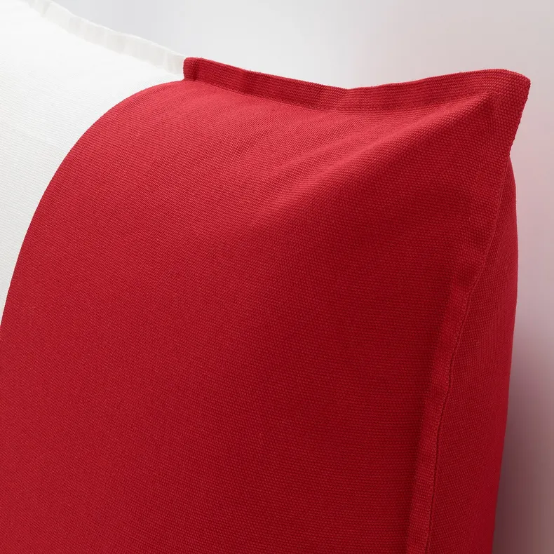 IKEA TOSSDAN ТОССДАН, чохол на подушку, білий / червоний хрест, 50x50 см 505.638.27 фото №5