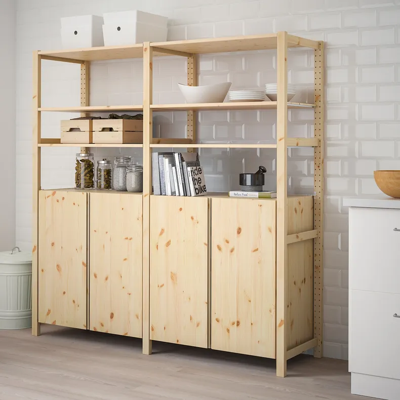 IKEA IVAR ІВАР, 2 секції / полиці / шафа, сосна, 174x50x179 см 694.070.59 фото №2