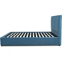 Кровать двуспальная бархатная MEBEL ELITE ANDRE Velvet, 140x200 см, Темно-синий фото thumb №12