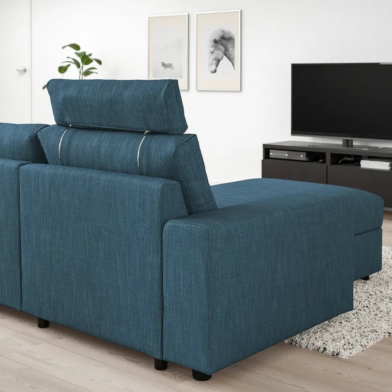 IKEA VIMLE ВІМЛЕ, 3-місний диван із кушеткою 394.327.72 фото №2