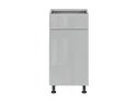 BRW Базовый шкаф Top Line для кухни 40 см левый с ящиком soft-close серый глянец, серый гранола/серый глянец TV_D1S_40/82_L/STB-SZG/SP фото thumb №2