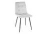 Кухонний стілець SIGNAL MILA Velvet, Bluvel 03 - світло-сірий фото